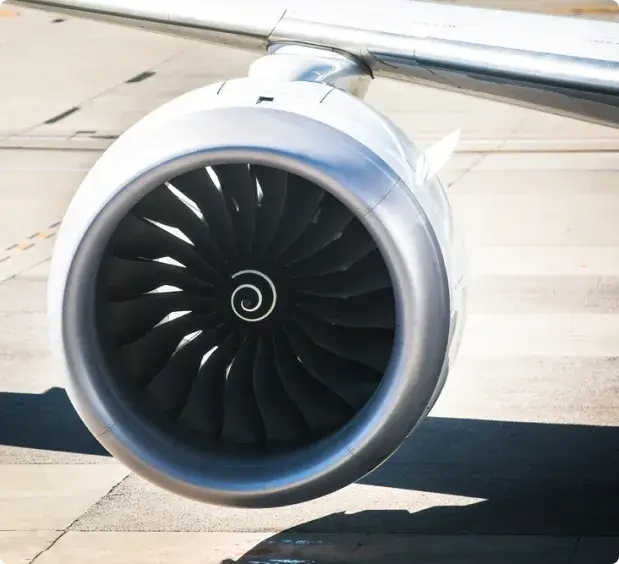 Engine on wing